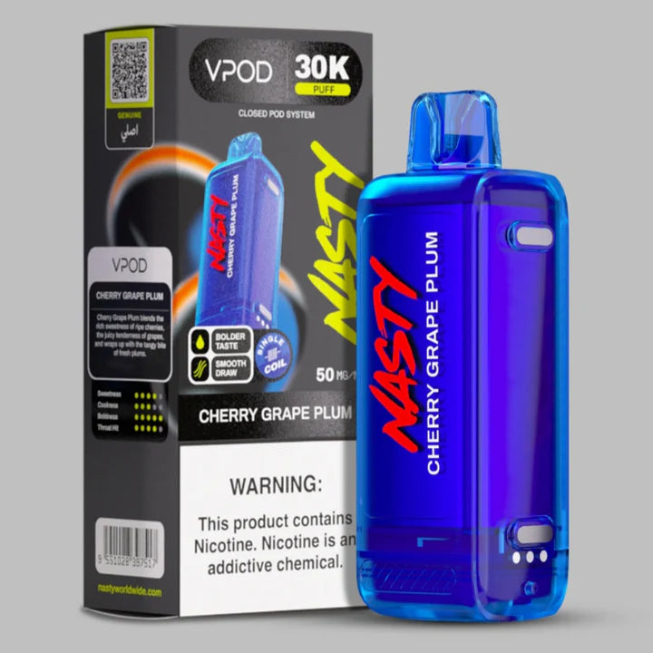 NASTY VERSA S VPOD 30000 PUFF REPLACEMENT POD- CHERRY GRAPE PLUM