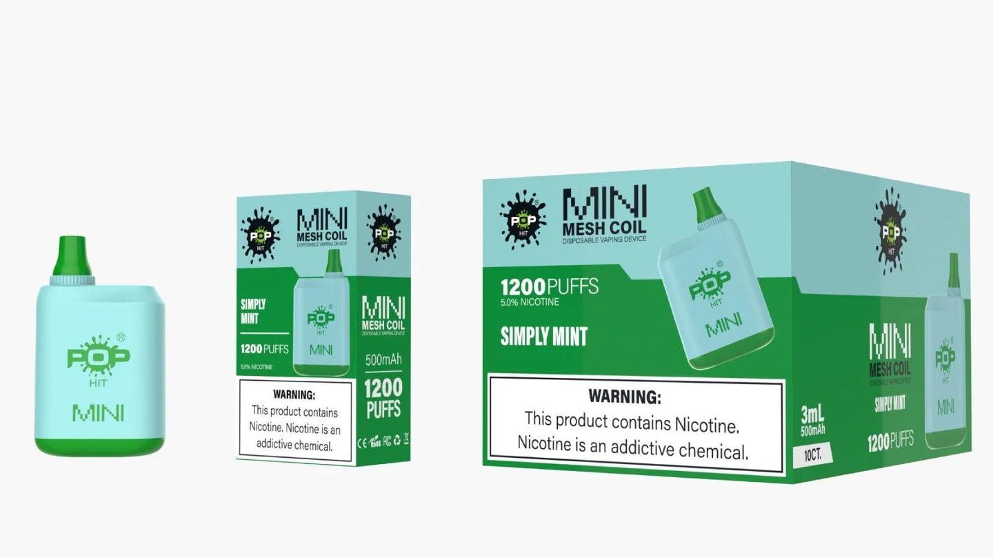 POP HIT Mini 1200 puffs - Simply Mint