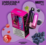 NASTY PX10 POD CARTRIDGE 5000X 2- CRANBERRY GRAPE