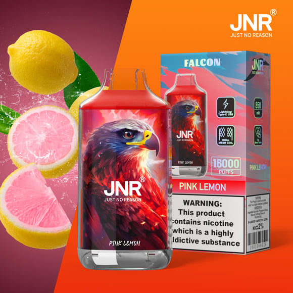 FALCON JNR Just No Reason 16000 puffs- Pink Lemon