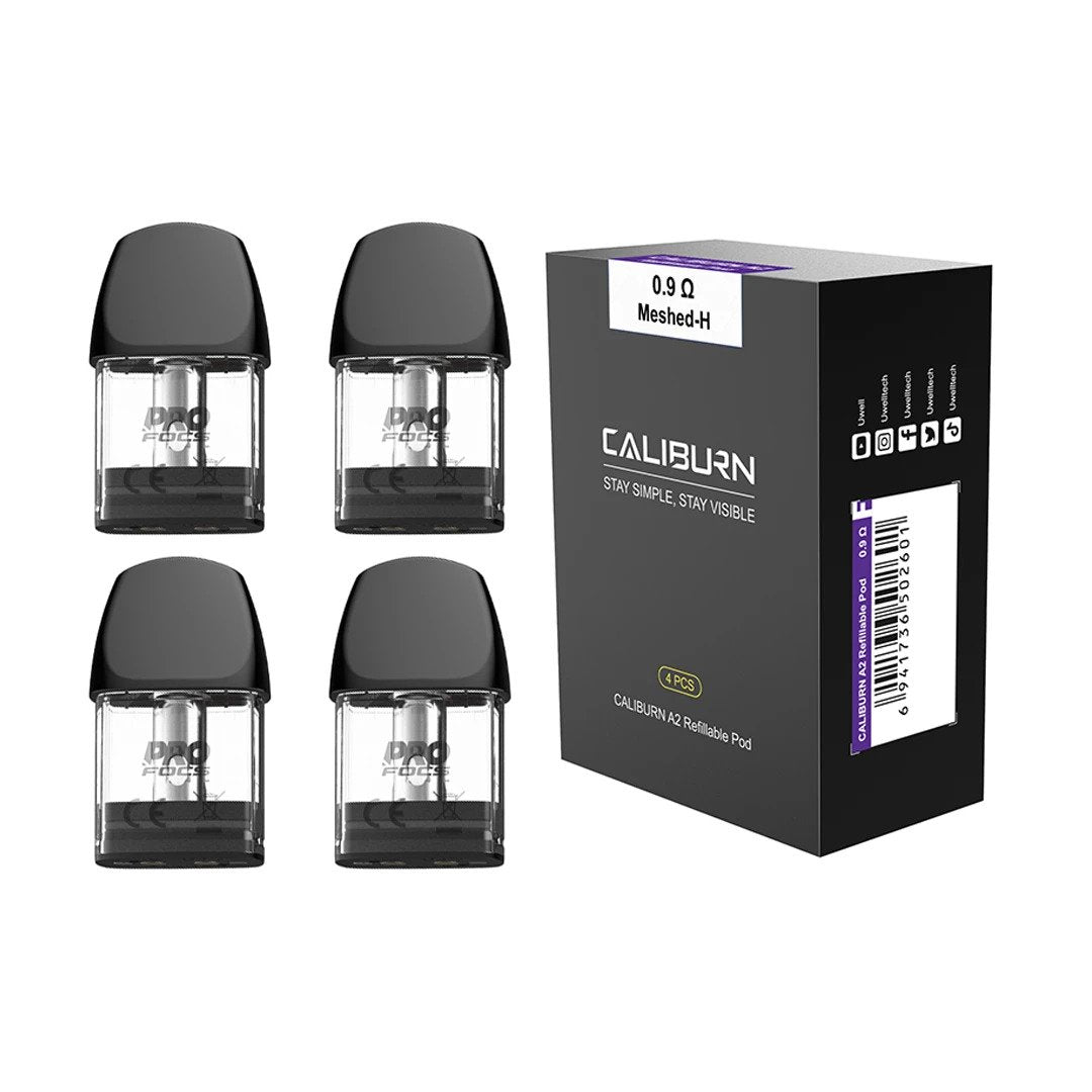 Uwell Caliburn A2 & A2S 0.9ohm & 1.2ohm UN2 Meshed Coil replacement Po –  Vape Sum More