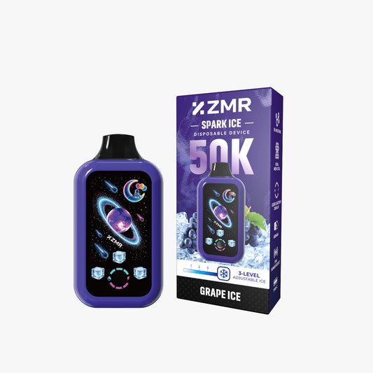 Zmr Spark Ice Grape Ice 50K Puffs Disposable