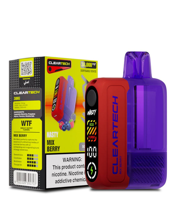 NASTY CLEARTECH 38KPUFFS- MIX BERRY