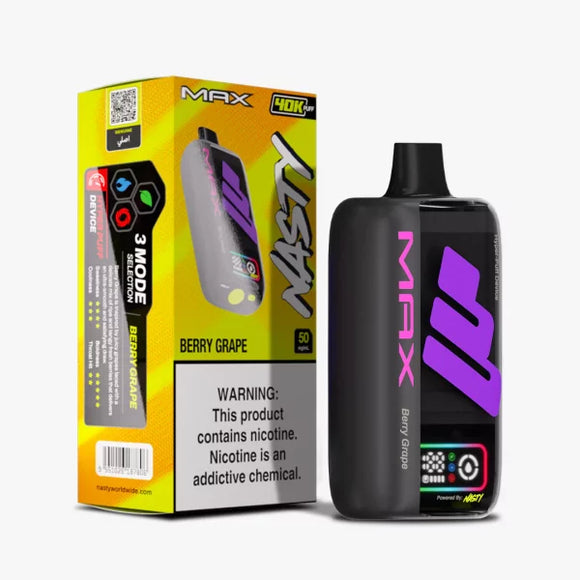 Nasty Max Ultra 40k Puffs- Berry Grape
