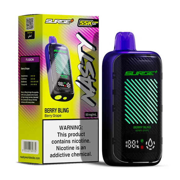Nasty Surge Plus 55k Puffs- Berry Bling/ Berry Grape
