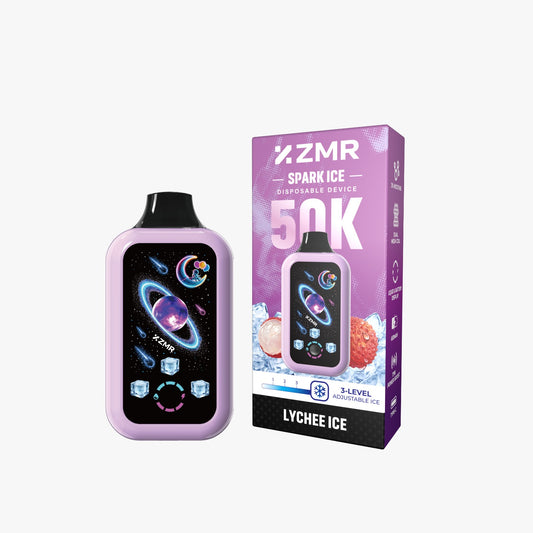 Zmr Spark Ice Lychee Ice 50K Puffs Disposable