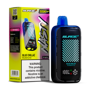 NASTY SURGE PLUS 55K PUFFS- BLUE CHILLAZ/ BLUEBERRY ICE