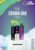 AL FAKHER CROWN BAR DISPOSABLE 8000 PUFFS- GRAPE MINT