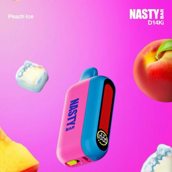 NASTY BAR DISPOSABLE 14000 PUFFS- Peach Ice