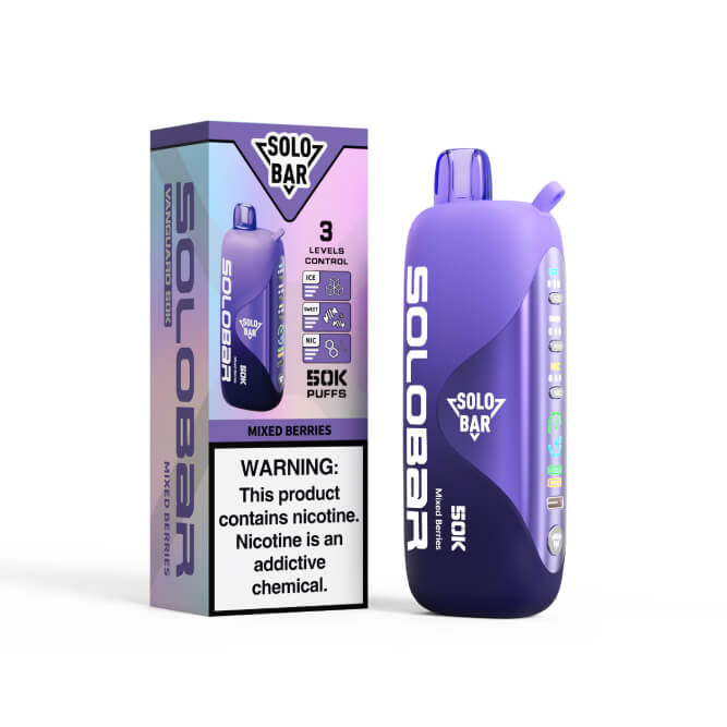 Solobar Vanguard 50000 Puffs 50Mg- MIXED BERRIES