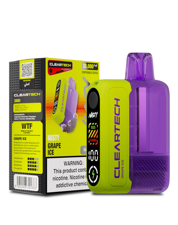 Nasty Cleartech 38kpuffs- Grape Ice