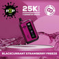 Pophits 25000 Puffs 50Mg- Blackcurrant Strawberry Freeze