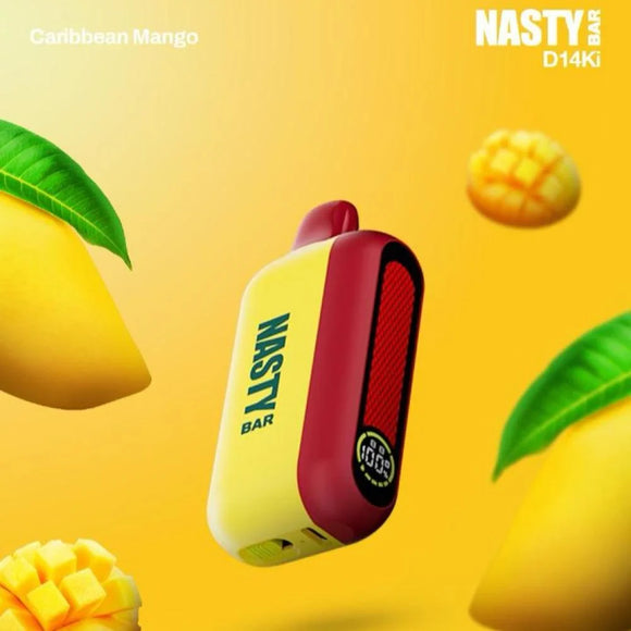 NASTY BAR DISPOSABLE 14000 PUFFS- Caribbean Mango