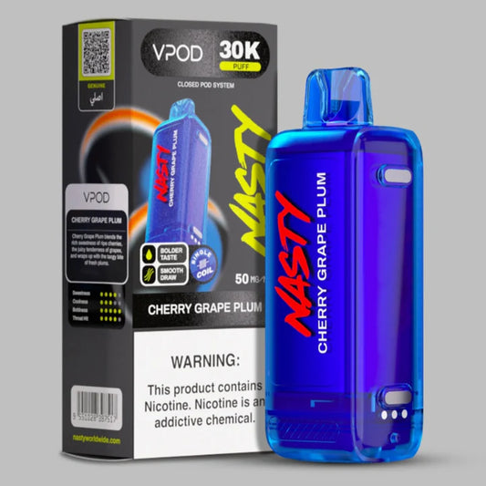 NASTY VERSA S VPOD 30000 PUFF REPLACEMENT POD- CHERRY GRAPE PLUM