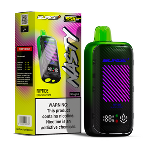 NASTY SURGE PLUS 55K PUFFS- RIPTIDE/ BLACKCURRANT