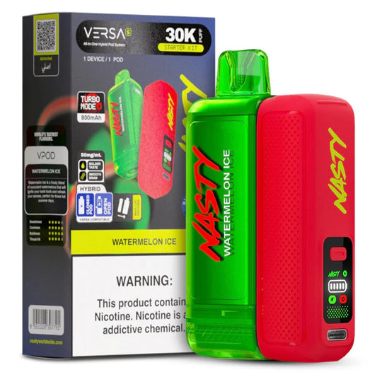 Nasty Versa S VPOD 30000Puffs Puff Kit(Pod +Battery)- Watermelon Ice