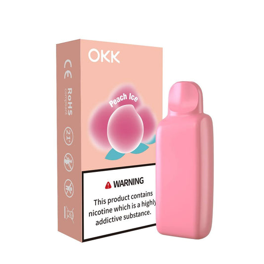 OKK CROSS CARTRIDGE 5000 PUFFS- Peach Ice