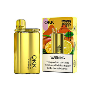 OKK Traveller 2 (Dual Flavour 5000x2= 10 000 puffs)- Tangerine Ice & Iced Mango