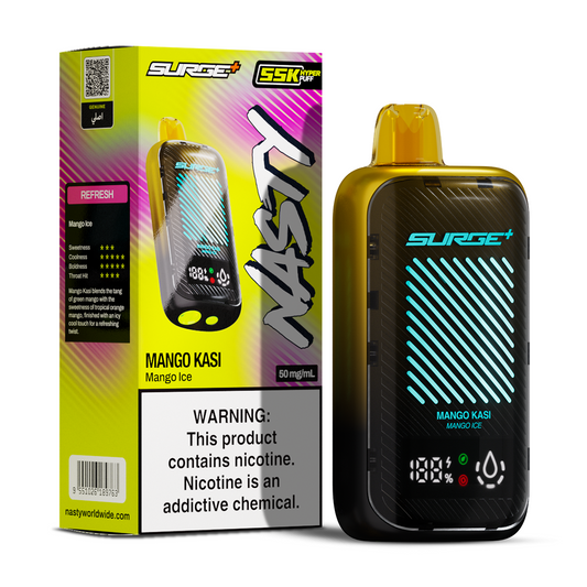 NASTY SURGE PLUS 55K PUFFS- MANGO KASI / MANGO ICE