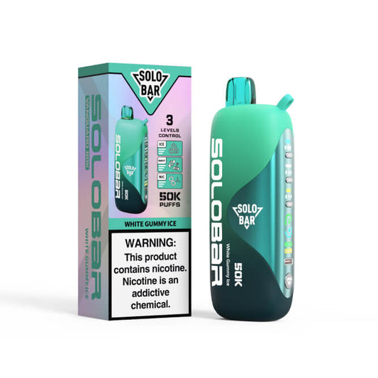 Solobar Vanguard 50000 Puffs 50Mg-White Gummy Ice