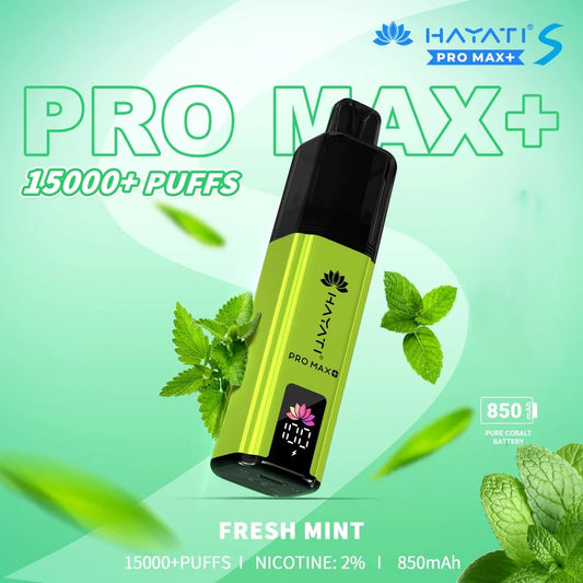 Hayati Pro Max 15000 Puffs 50Mg-Fresh Mint