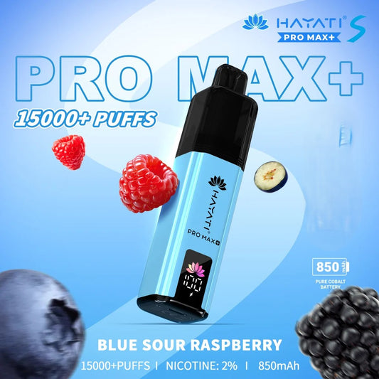 Hayati Pro Max 15000 Puffs 50Mg-Blue Sour Raspberry