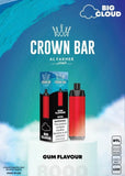 AL FAKHER CROWN BAR DISPOSABLE 8000 PUFFS- GUM FLAVOUR