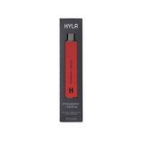 HYLA- Disposable 0% Nicotine 4500 Puff - Strawberry + Mentha