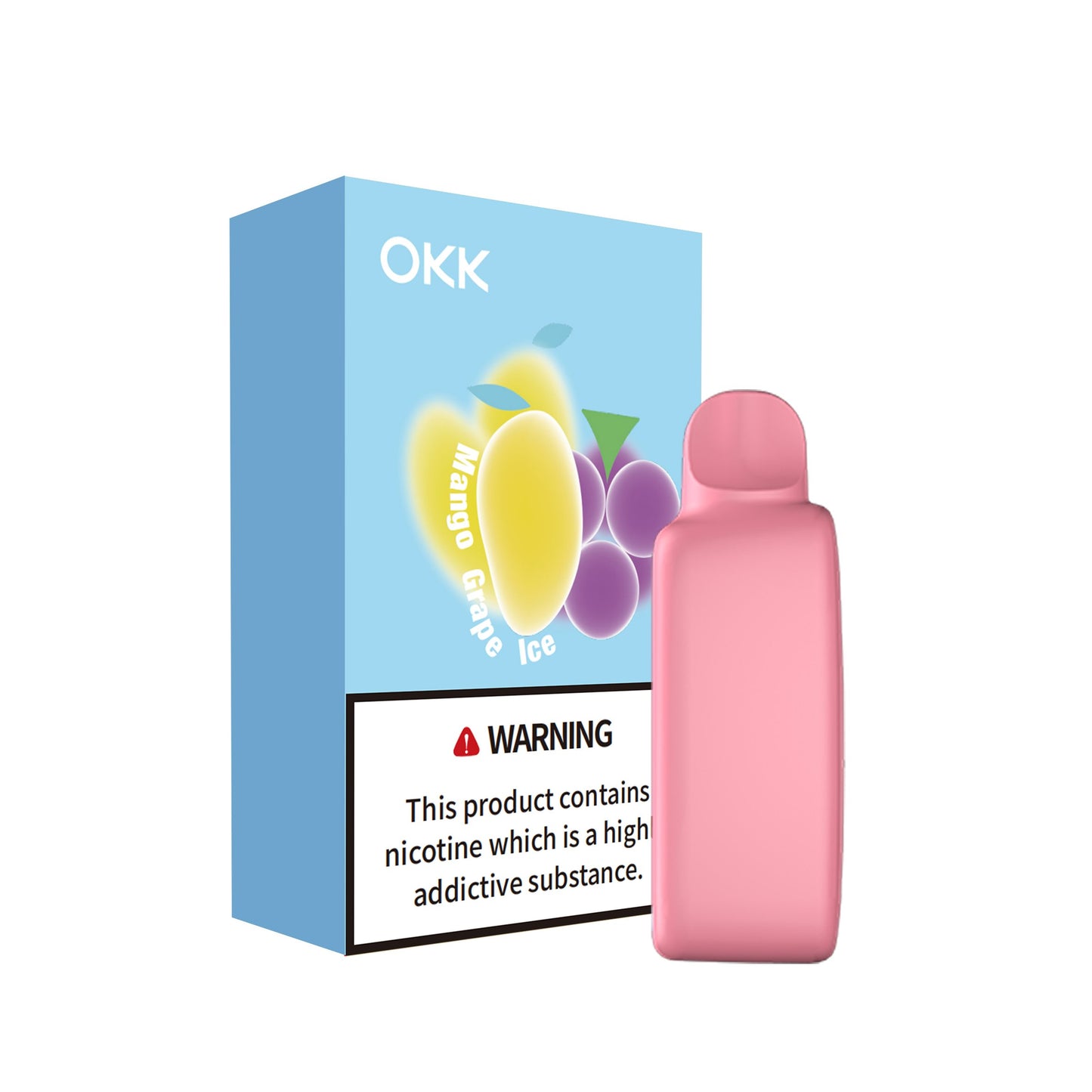 OKK CROSS CARTRIDGE 5000 PUFFS- MANGO GRAPE ICE
