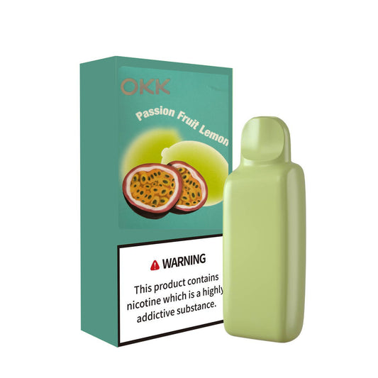 OKK CROSS CARTRIDGE 5000 PUFFS- Passion Fruit Lemon
