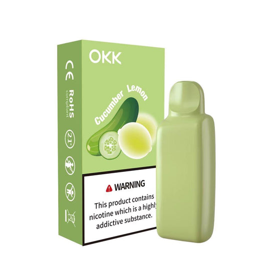 OKK CROSS CARTRIDGE 5000 PUFFS- CUCUMBER LEMON