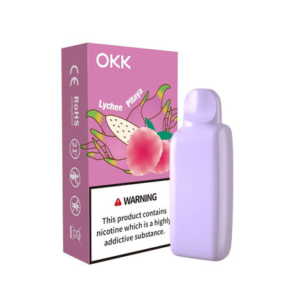 OKK CROSS CARTRIDGE 5000 PUFFS- LYCHEE PITAYA