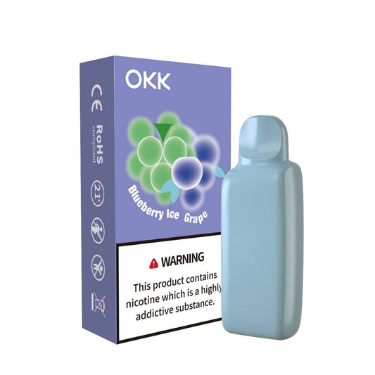 OKK CROSS CARTRIDGE 5000 PUFFS- BLUEBERRY ICED GRAPE