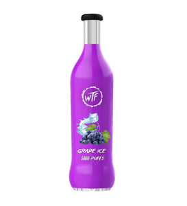 Grape Ice BY WHAT THE FOG 5000 PUFFS ZERO NICOTINE