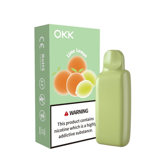 OKK CROSS CARTRIDGE 5000 PUFFS- LIME LEMON