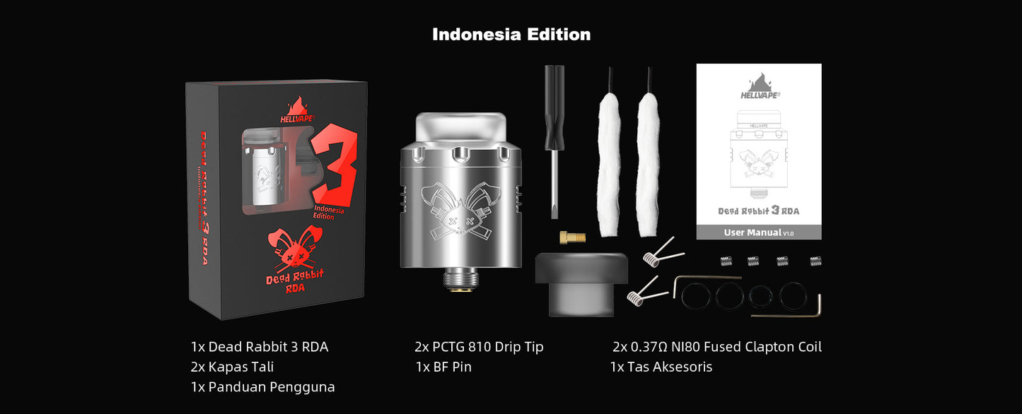 Hellvape Dead Rabbit V3 24mm RDA