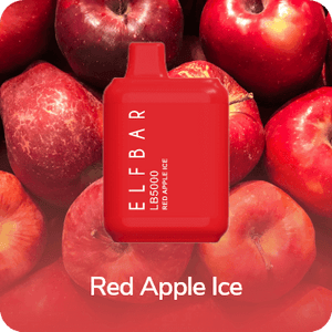 RED APPLE ICE ELFBAR LB5000- 5000 PUFFS DISPOSABLE POD DEVICE 650MAH | 5% NIC SALT