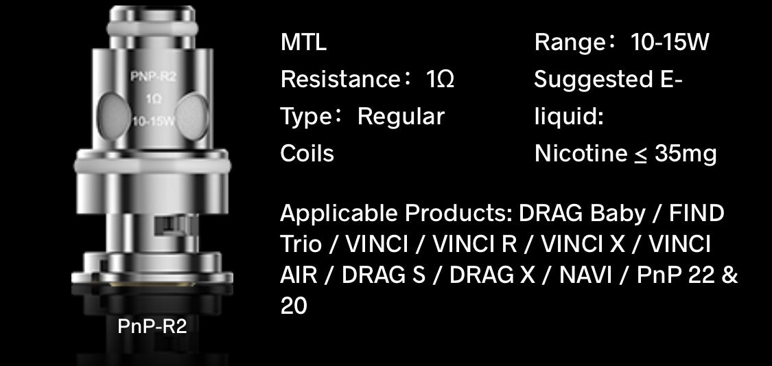 Voopoo PNP Replacement Coils