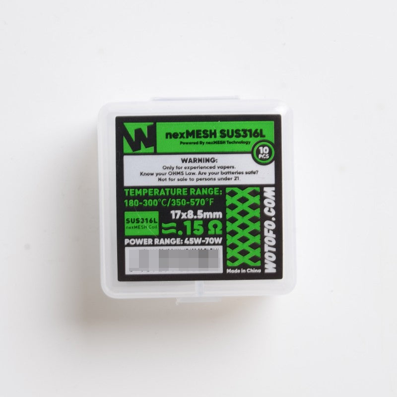 Wotofo Nexmesh Coils- Nexmesh SUS316L