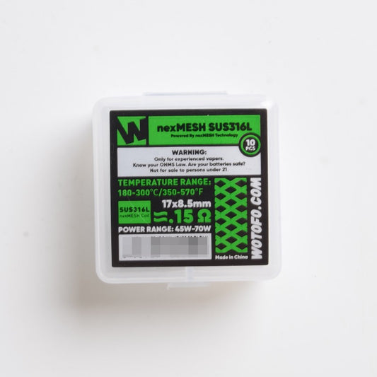 Wotofo Nexmesh Coils- Nexmesh SUS316L